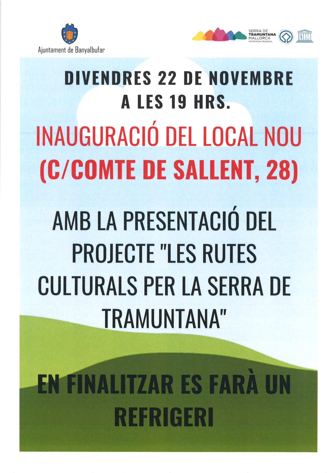 Inauguració del Local Nou