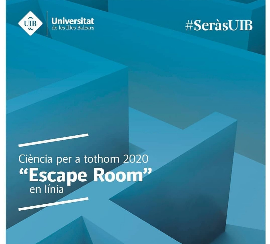 Ciència per a tothom 2020 "Escape Room" en línia