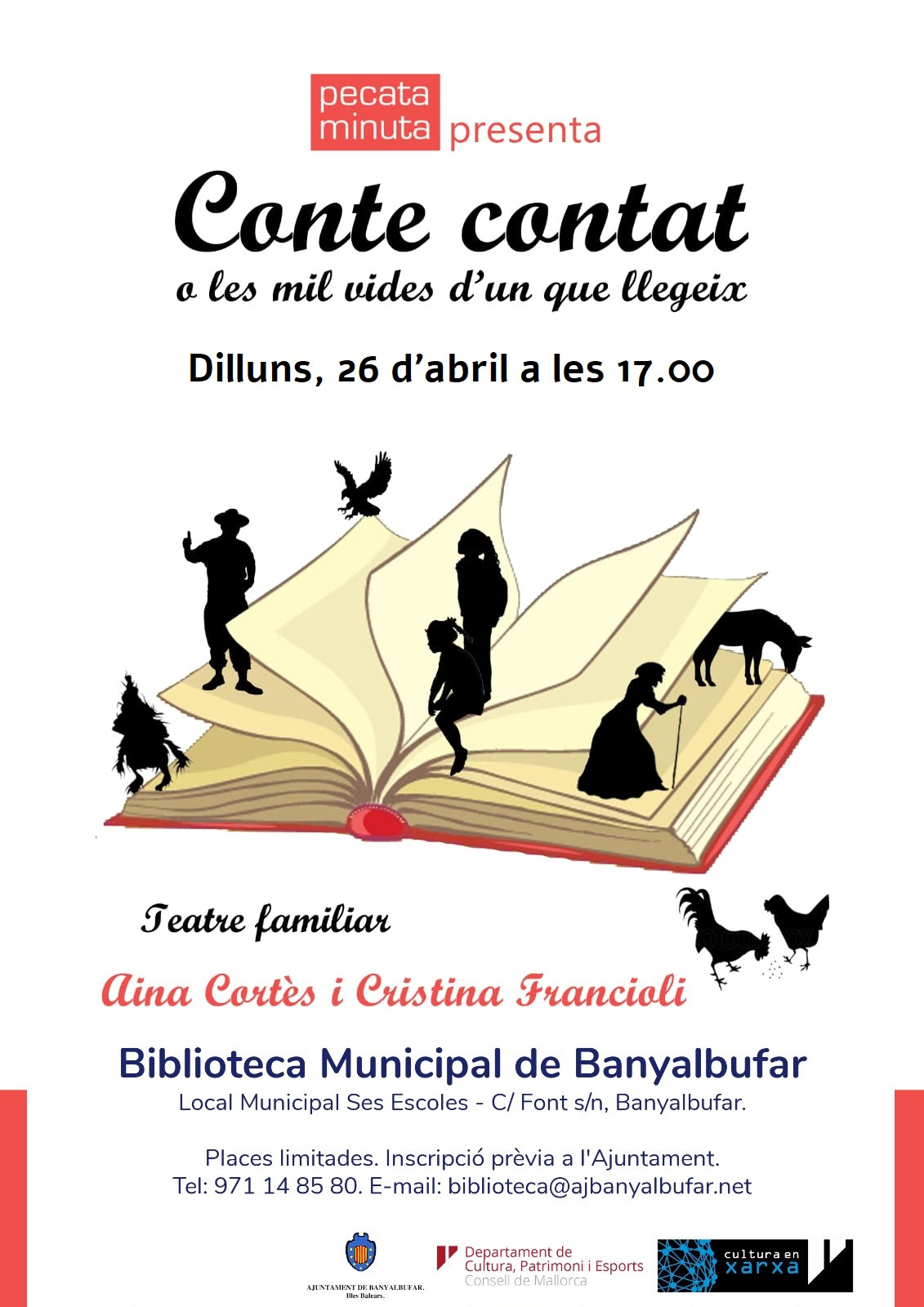 Activitat familiar per a nins i nines a partir de 3 anys