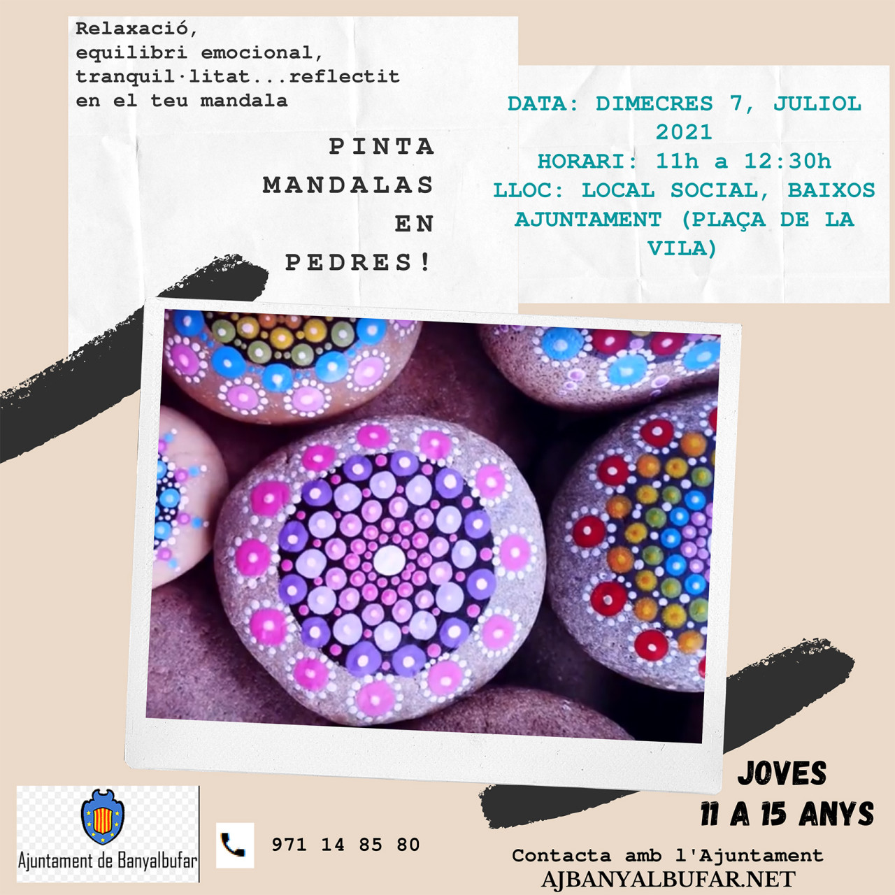 Taller per a joves de 11 a 15 anys