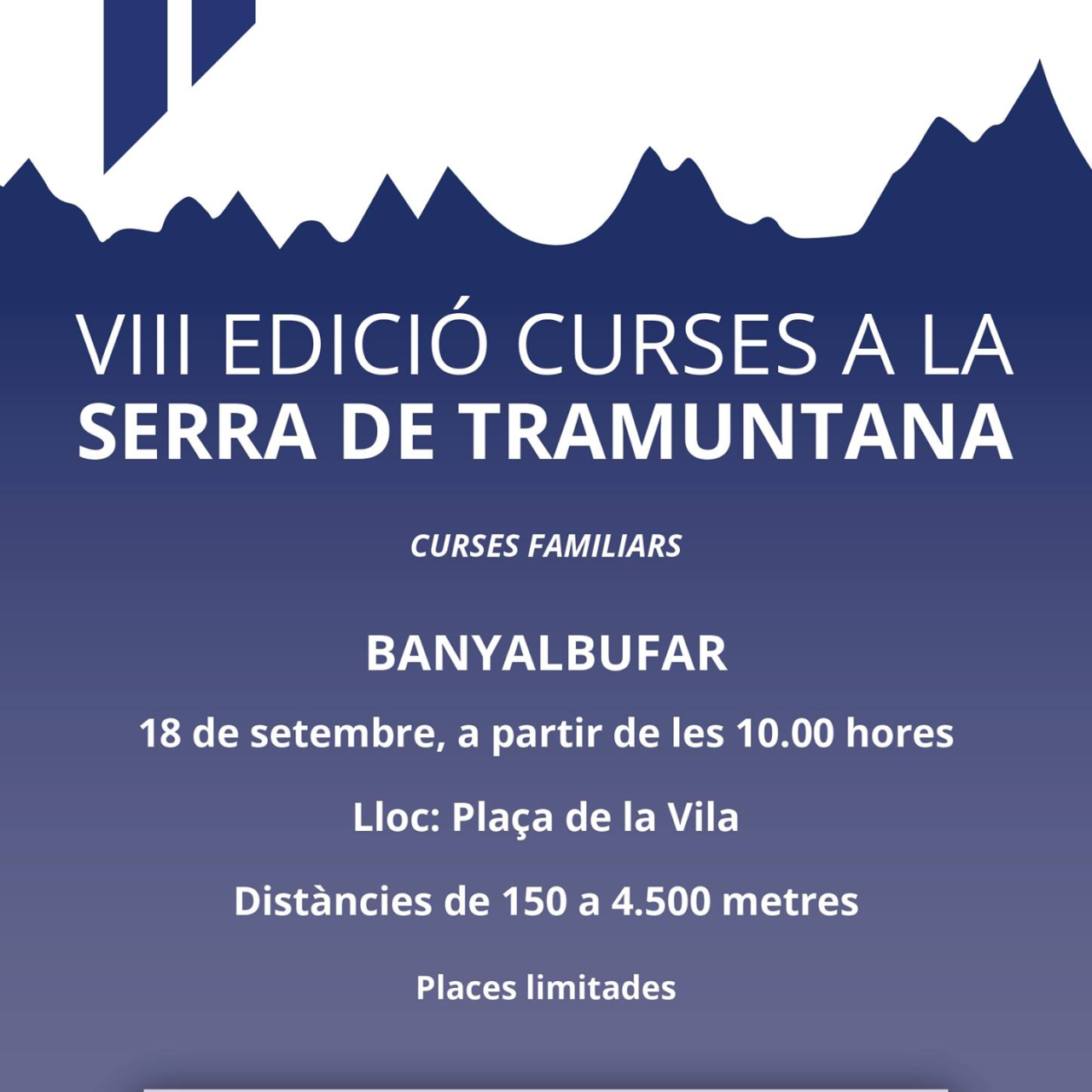 VIII CIRCUIT DE CURSES INFANTILS SERRA DE TRAMUNTANA 2021