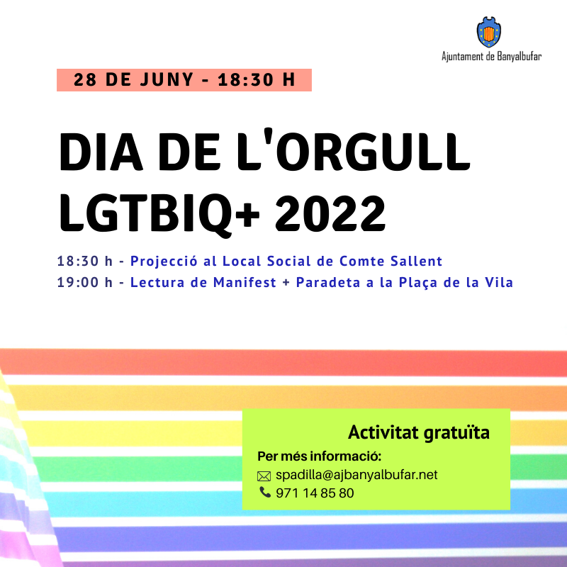 Dia de l'Orgull LGTBIQ+ 2022