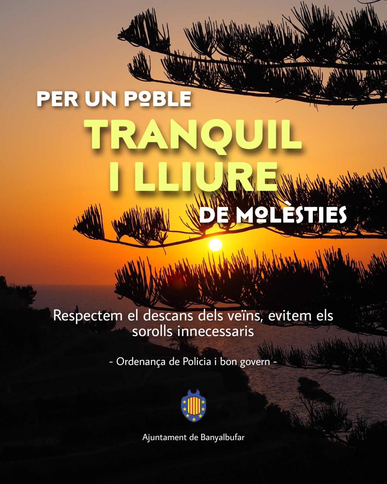 Respectem el descans dels veïns, evitem els sorolls innecessaris