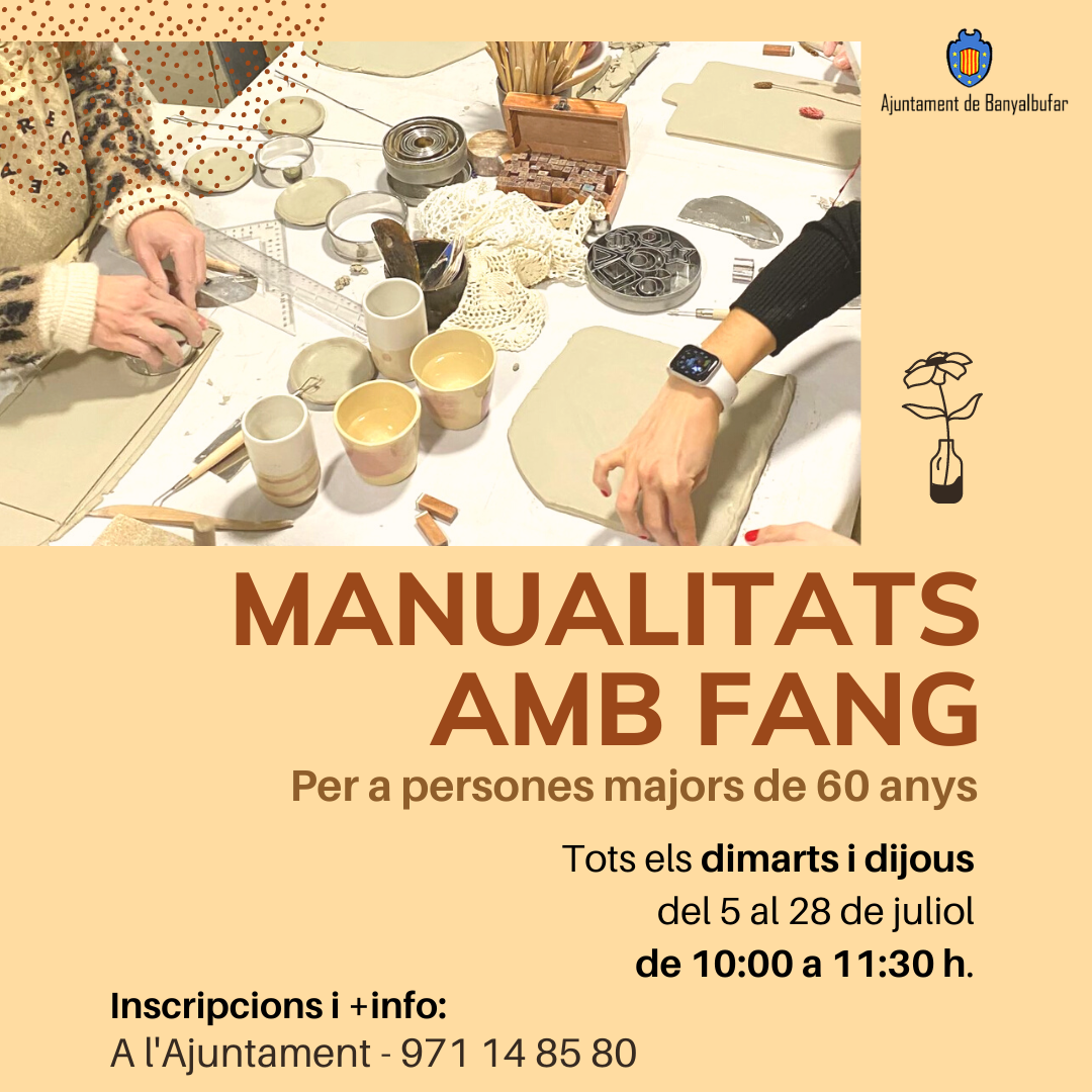 Manualitats amb fang