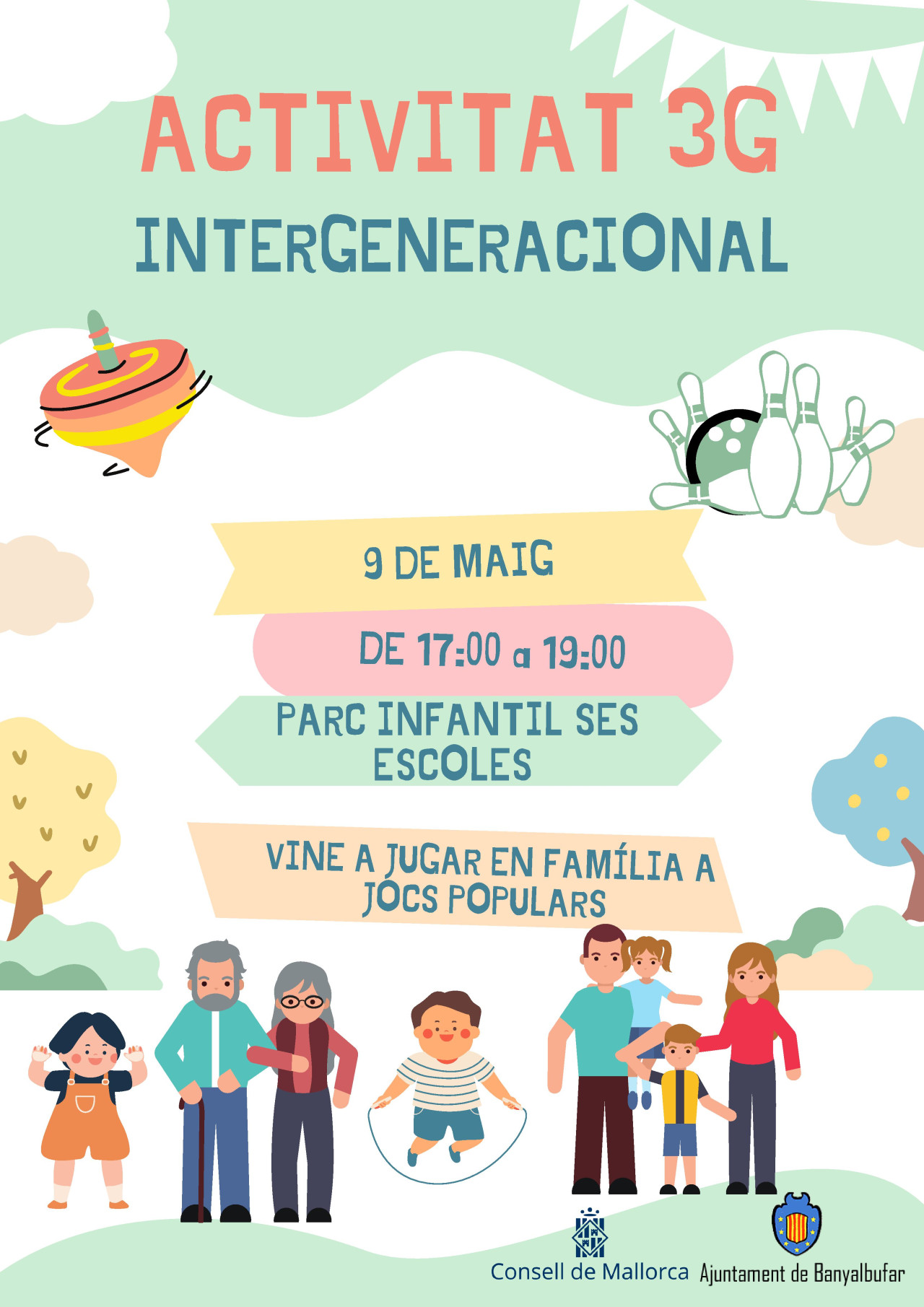 Vine a jugar en família a jocs populars