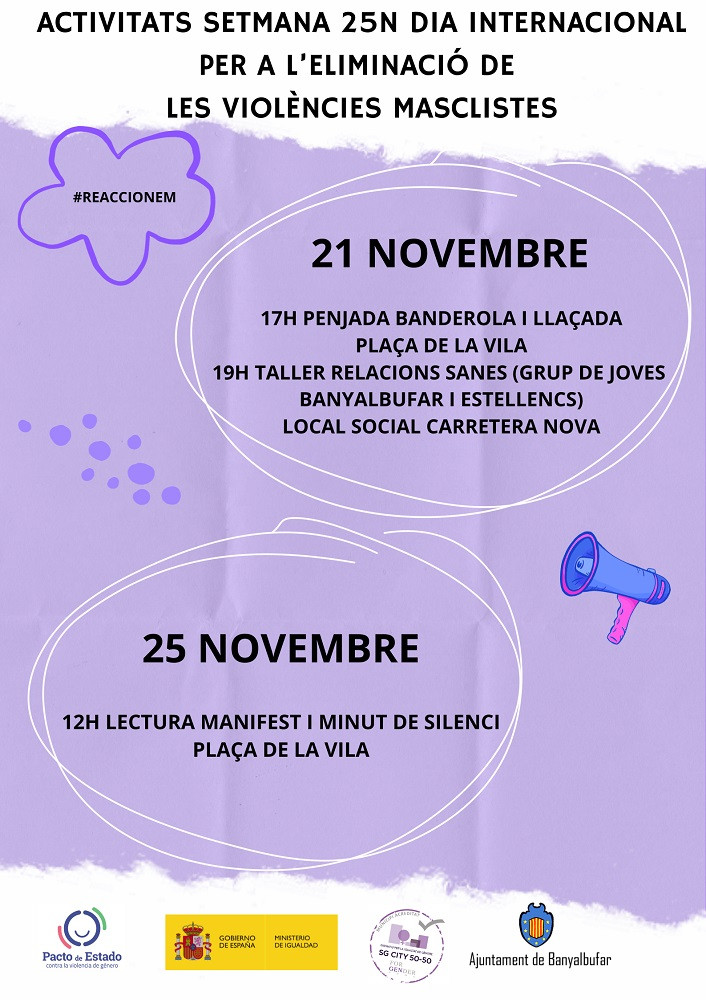 ACTIVITATS SETMANA 25N