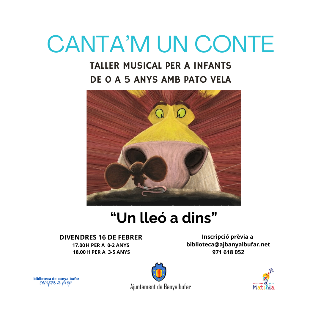Taller Musical "Canta'm un conte" a la Biblioteca de Banyalbufar