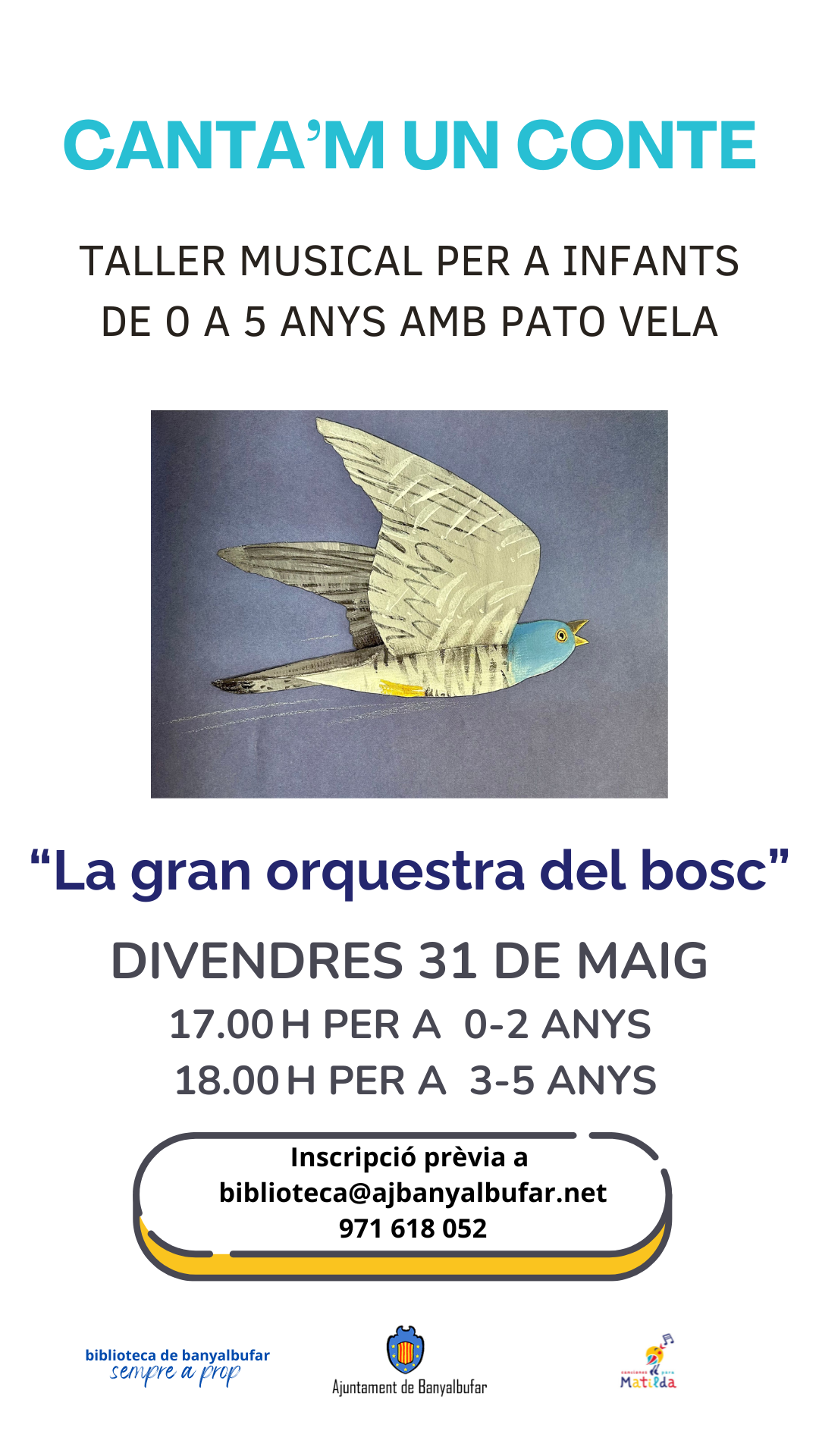 Taller Musical "Canta'm un conte" a la Biblioteca de Banyalbufar
