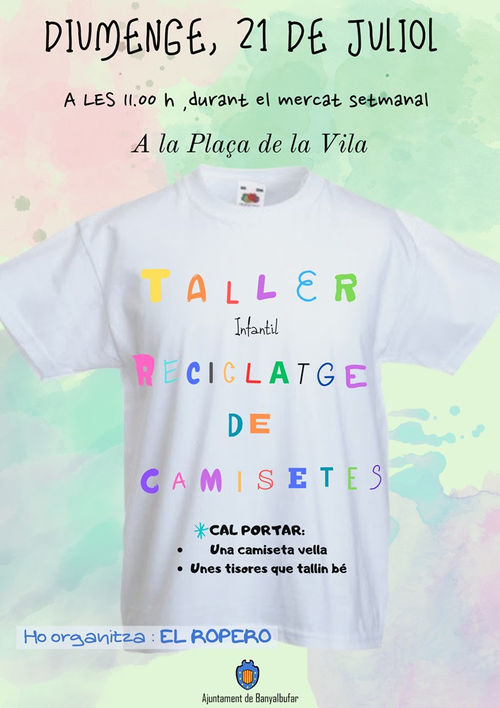 Taller infantil de reciclatge de camisetes