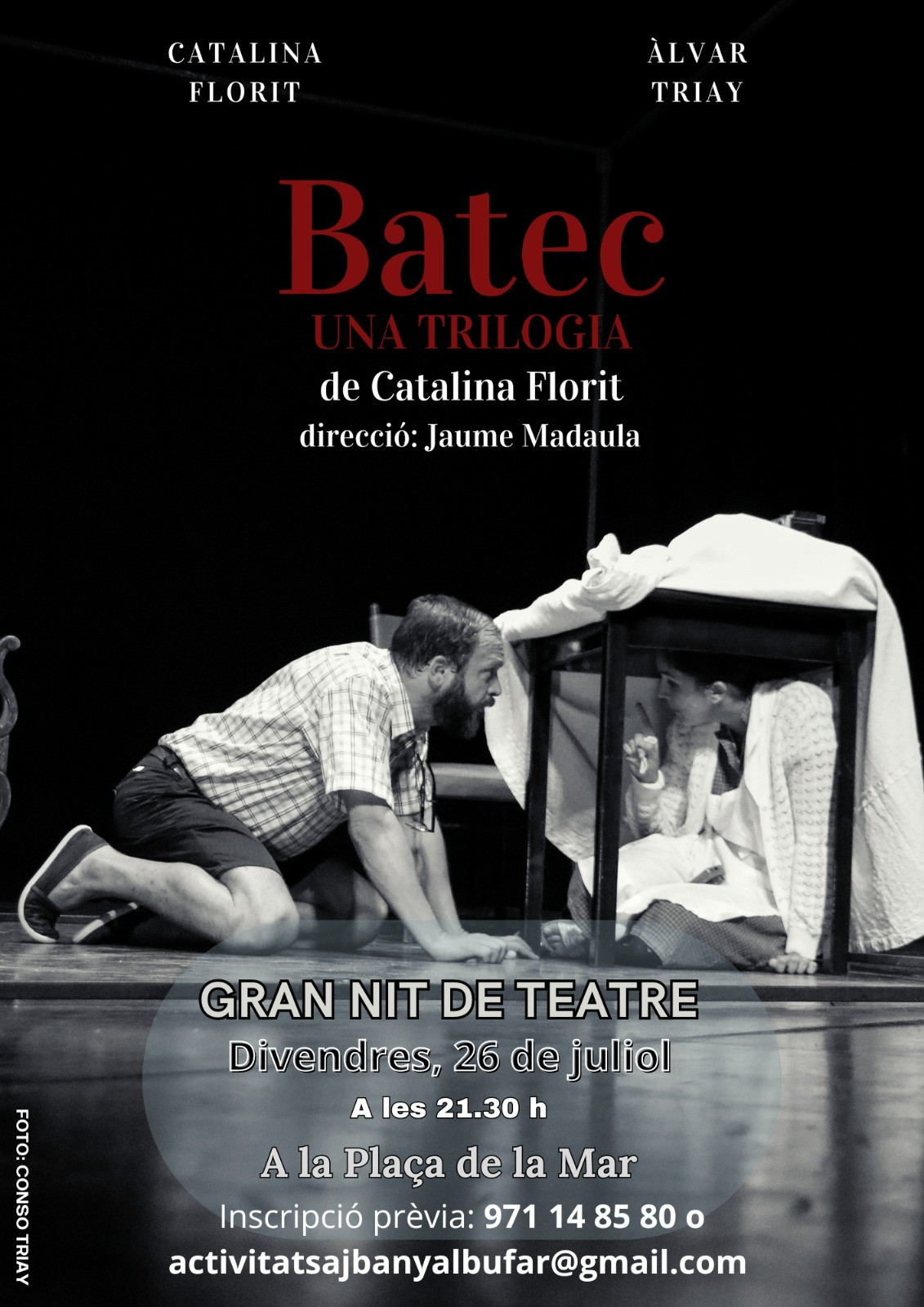 GRAN NIT DE TEATRE . Festes de Sant Jaume