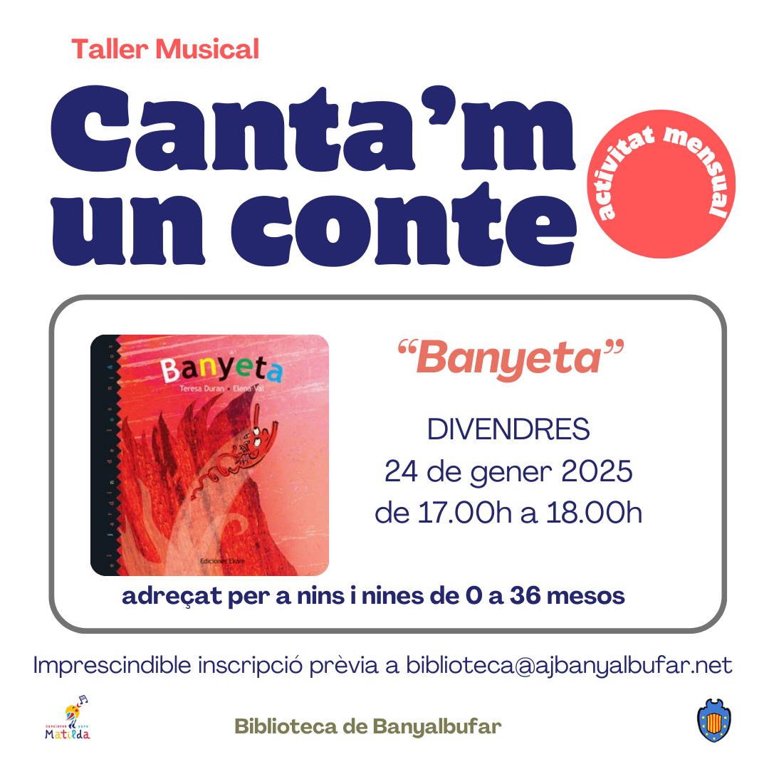 Taller musical "Canta'm un conte" 