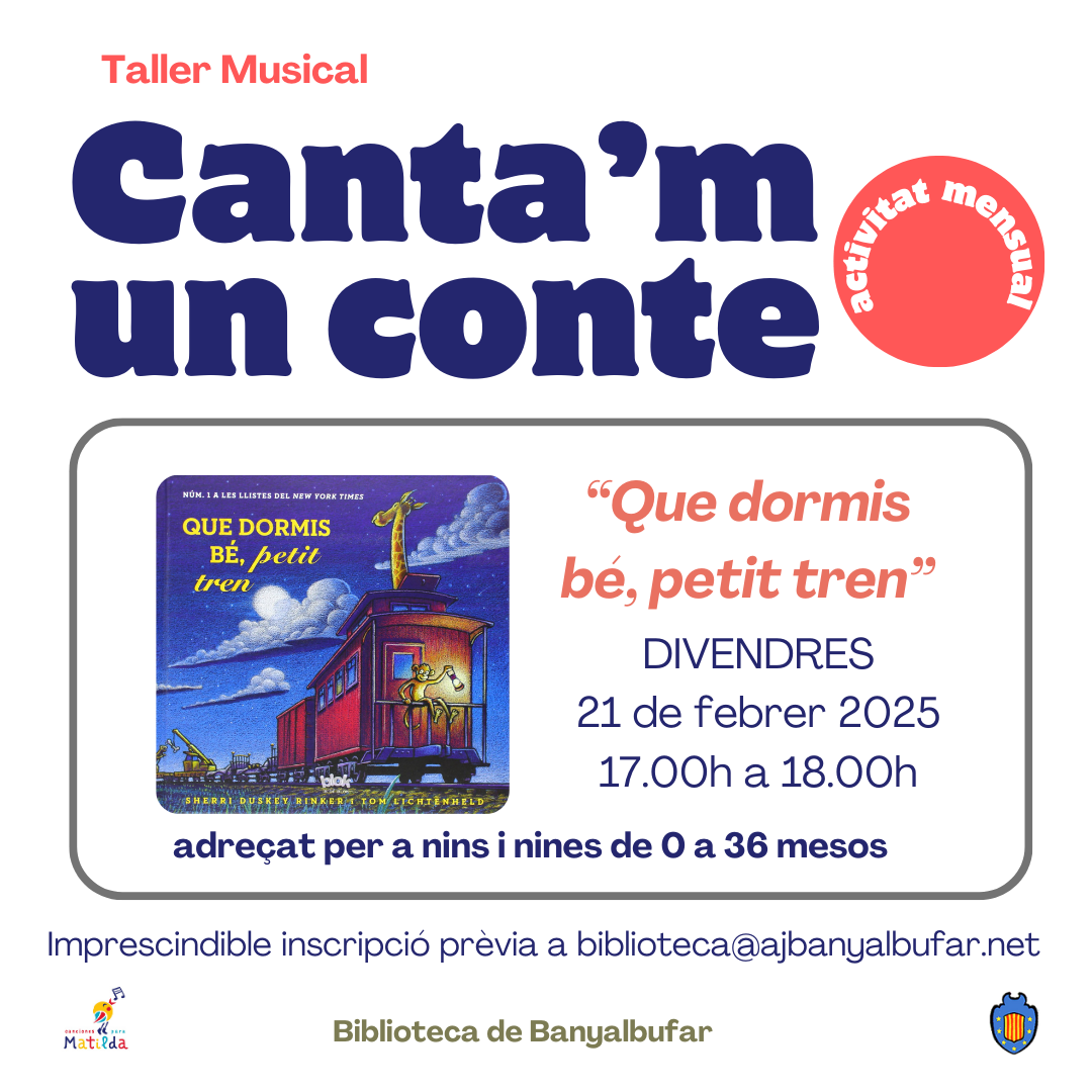 Taller musical "Canta'm un conte" 