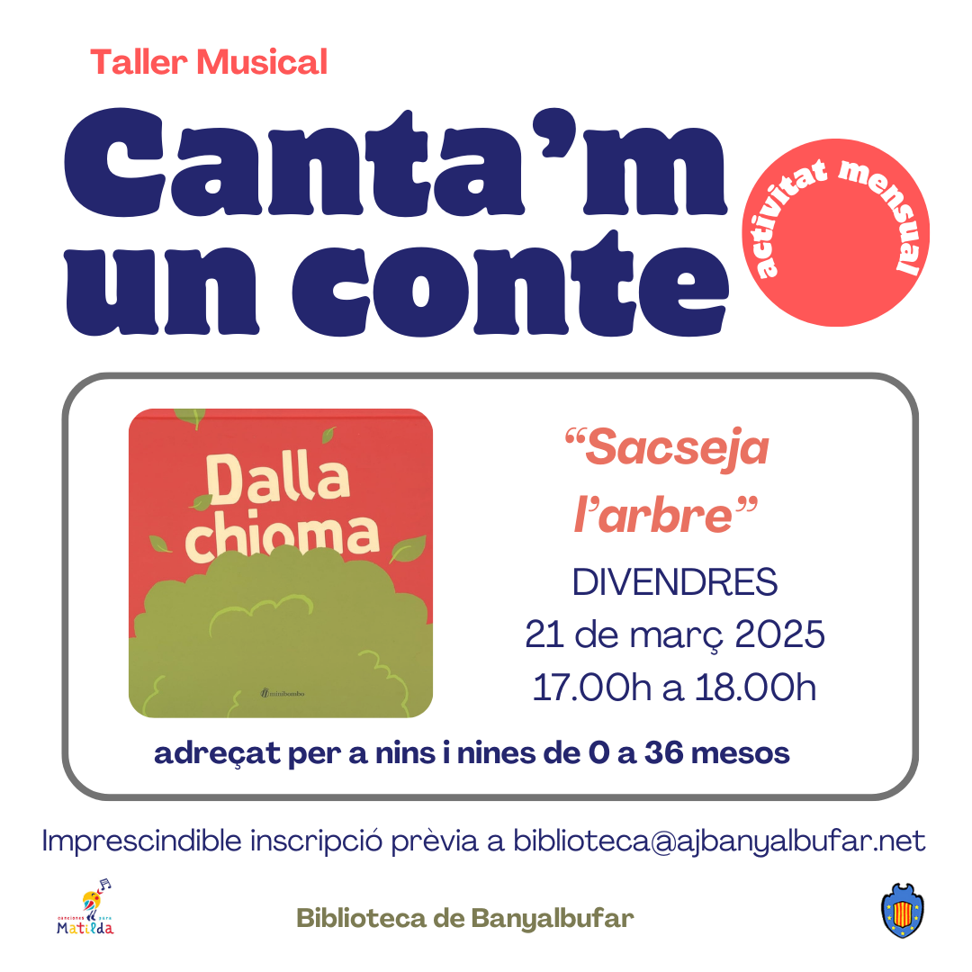 Taller musical "Canta'm un conte" 