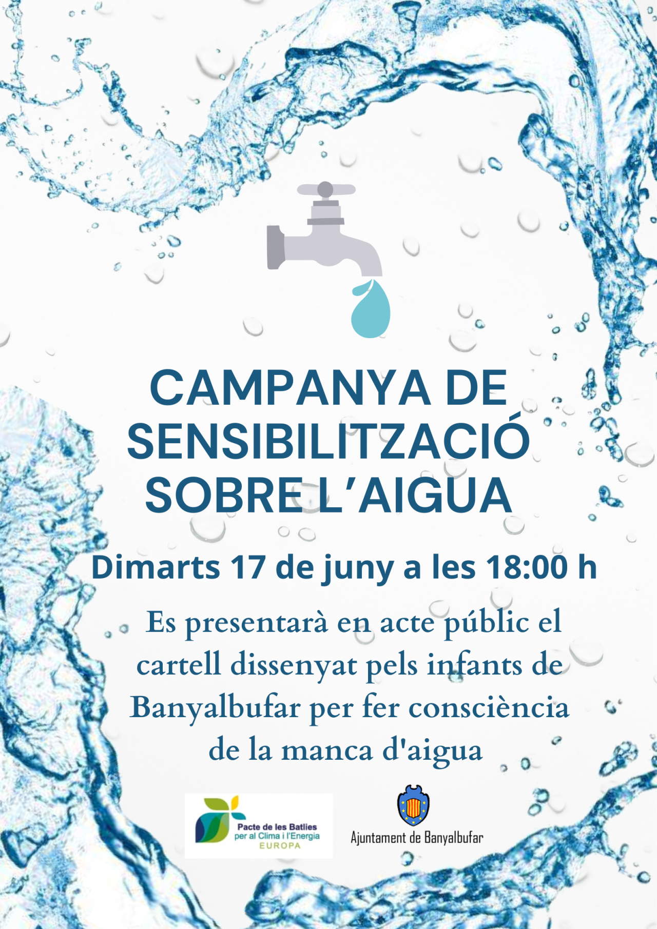 Campanya de sensibilització sobre l'aigua