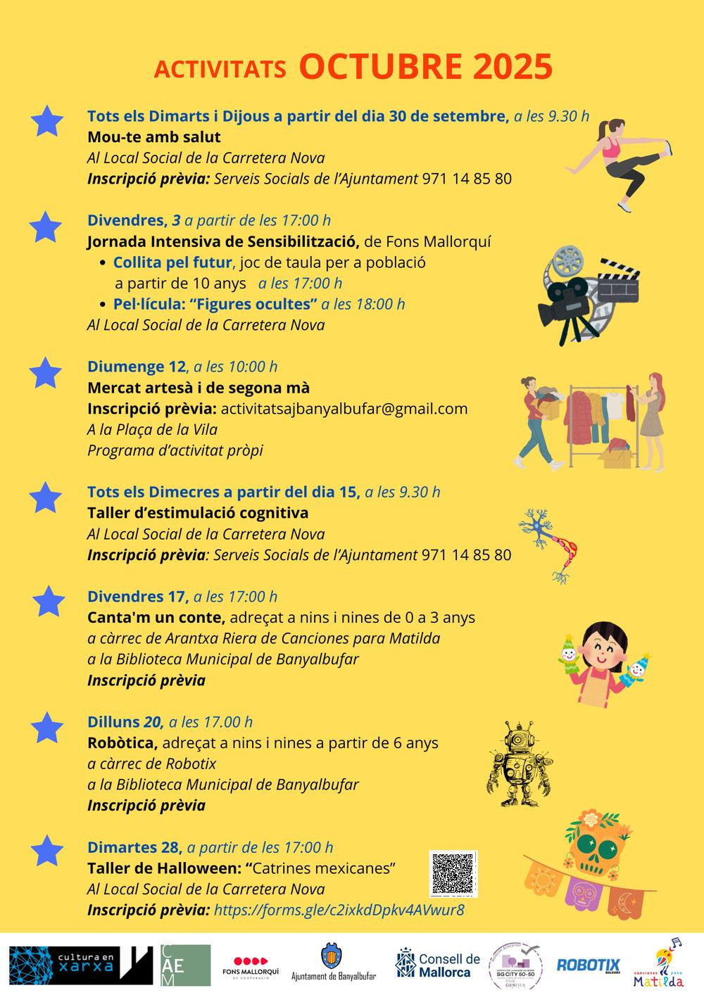 ACTIVITATS OCTUBRE 2025