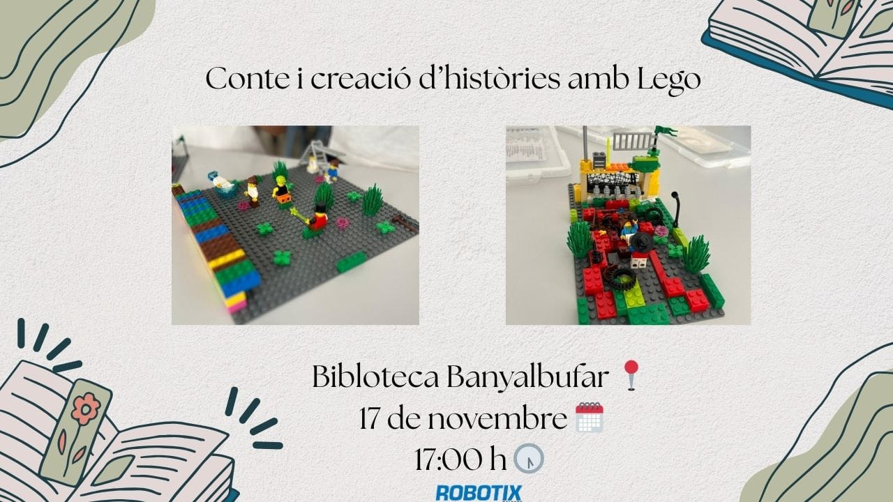 Creació d'Històries amb peces de LEGO a càrrec de Robotix-LEGO
