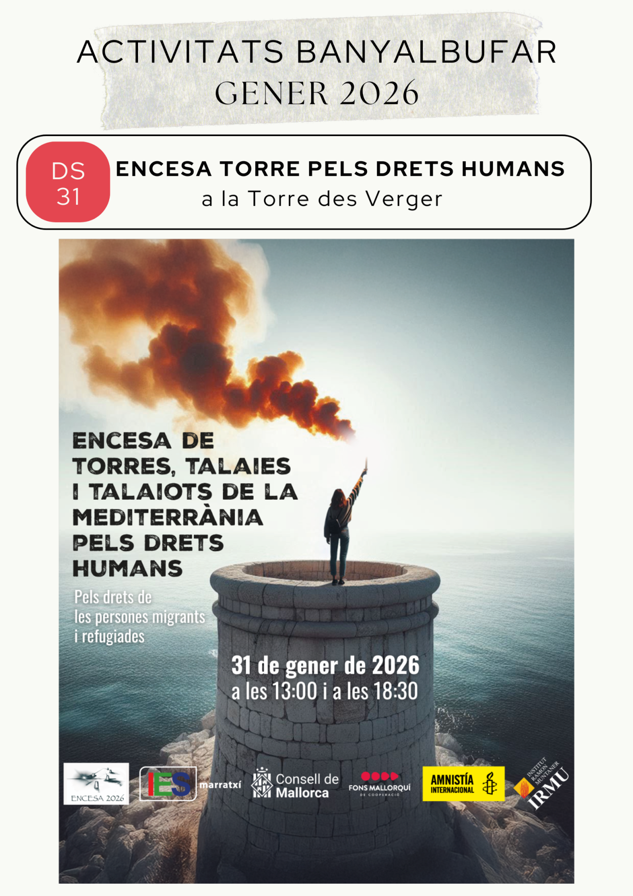 ENCESA TORRE PELS DRETS HUMANS