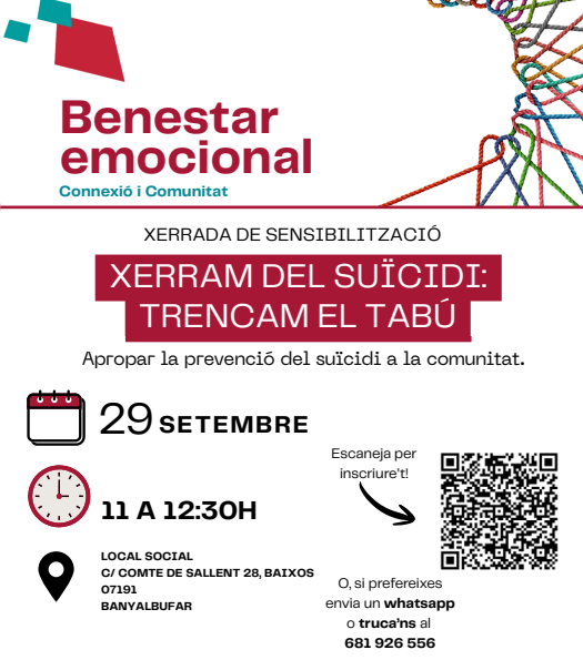 XERRAM DEL SUÏCIDI: TRENCAM EL TABÚ
