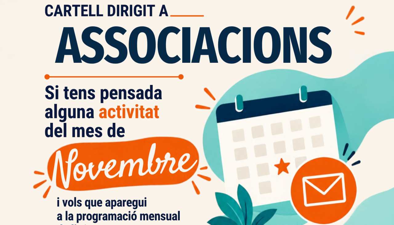 CARTELL DIRIGIT A ASSOCIACIONS