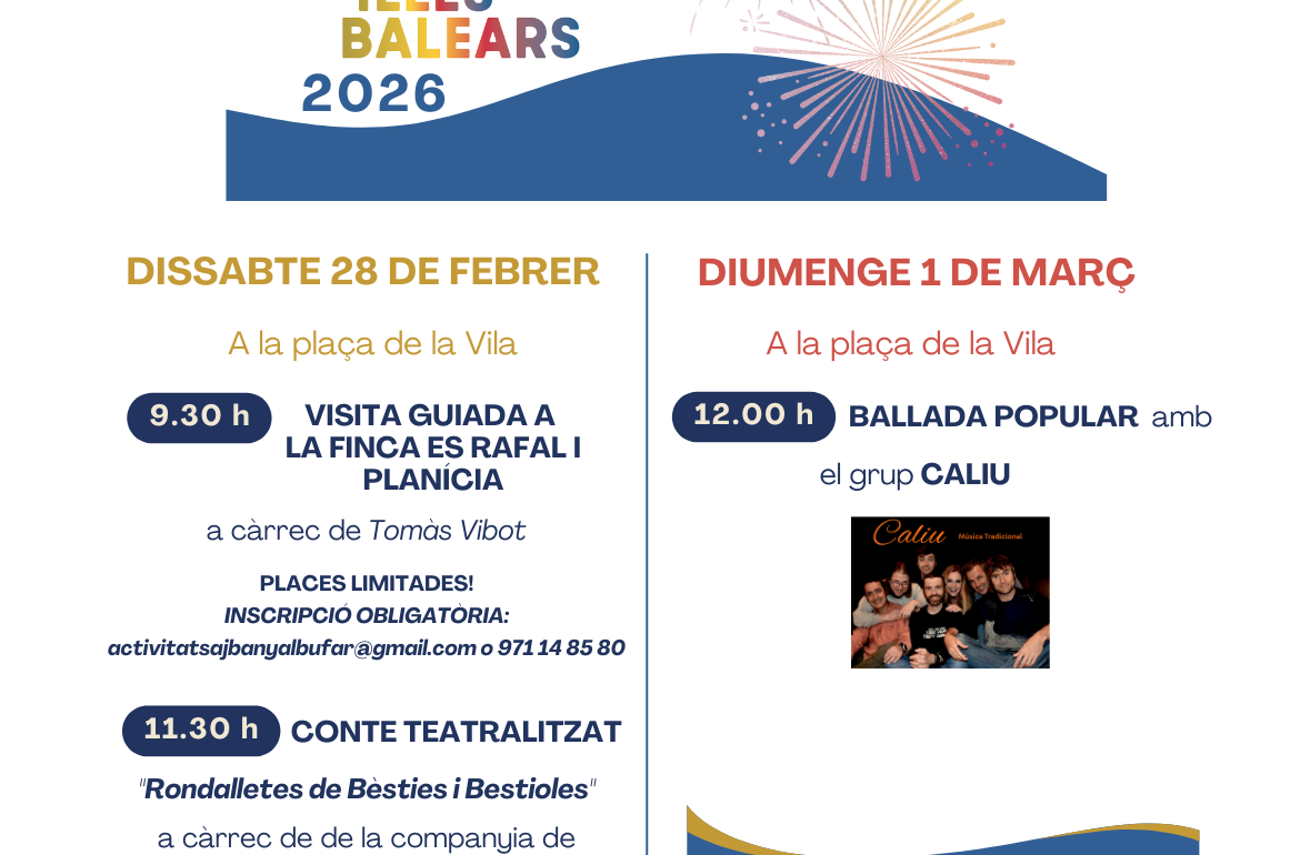 Diada de les Illes Balears a Banyalbufar 2026
