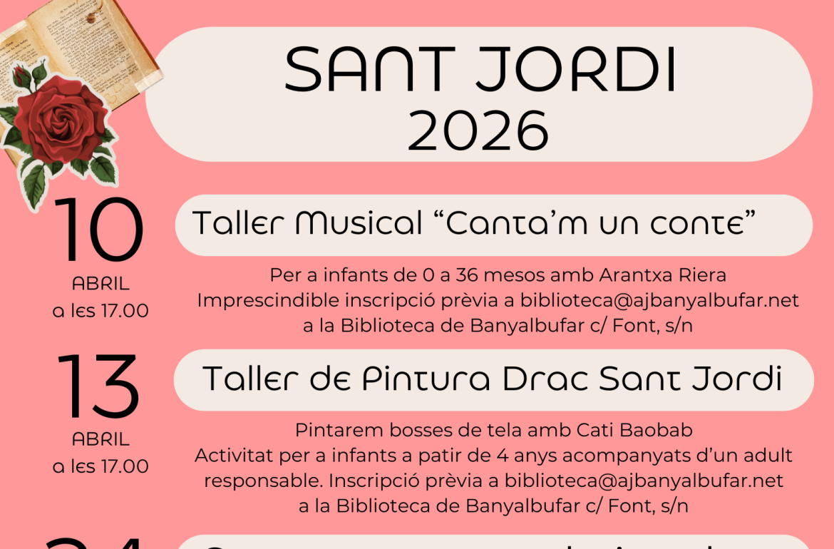 sant jordi 2026