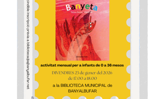 23 de gener Canta'm un conte amb Banyeta