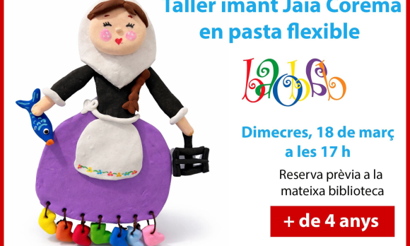 Taller Plastilina "Sa Jaia Corema" a un Imant amb Cati de Baobab