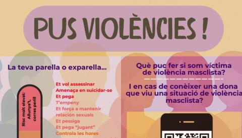 La Mancomunitat de la Serra de Tramuntana, a través de les Agents de les Taules Locals de Coordinació contra les violències masclistes, presenta la campanya “PUS VIOLÈNCIES!