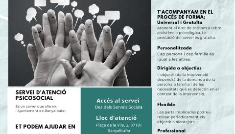Servicio psicosocial en Banyalbufar