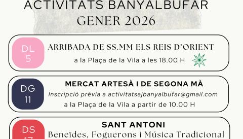 ACTIVITATS GENER 2026